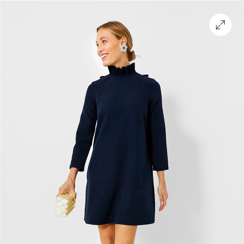 Tuckernuck Pomander Place Navy Daphne Dress
